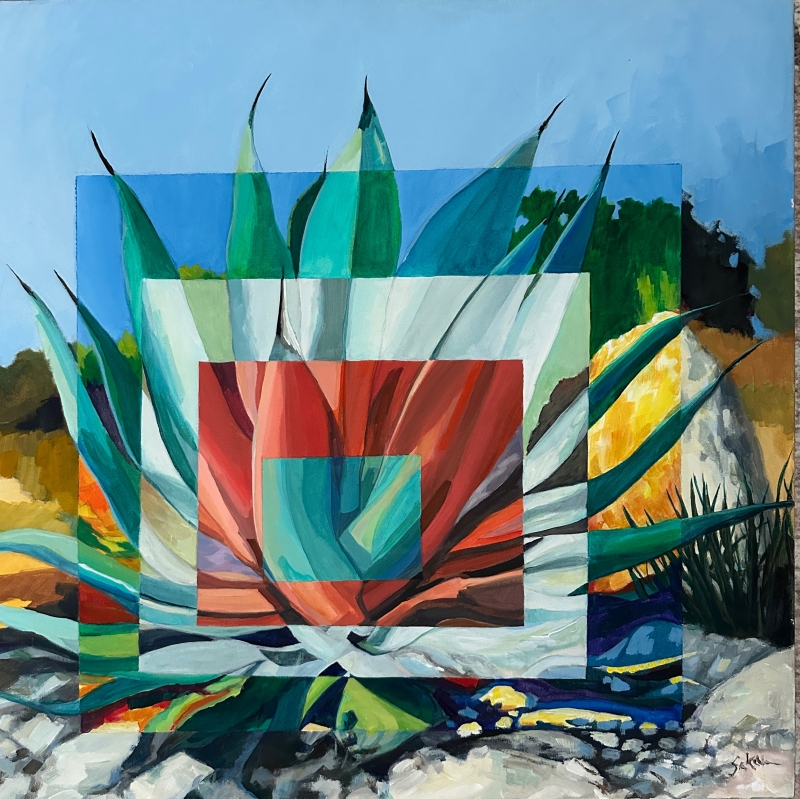 Austin Agave by artist Sue Sakahara